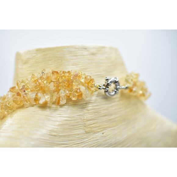 Statement Necklace Alexander Kalifano Heavy Stone Rock Layered Tassel RARE Bin4 - Picture 12 of 12